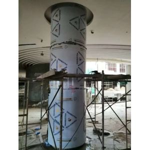 ACP Aluminum Panel Curtain Wall For Commecial Building Pillar Columns Decoration