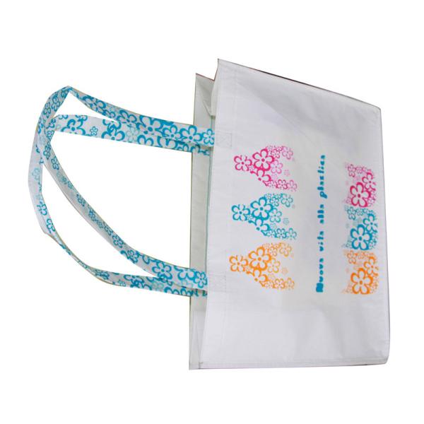 Matt Coated PP Woven Shopping Bags Polypropylene easy handy customized design