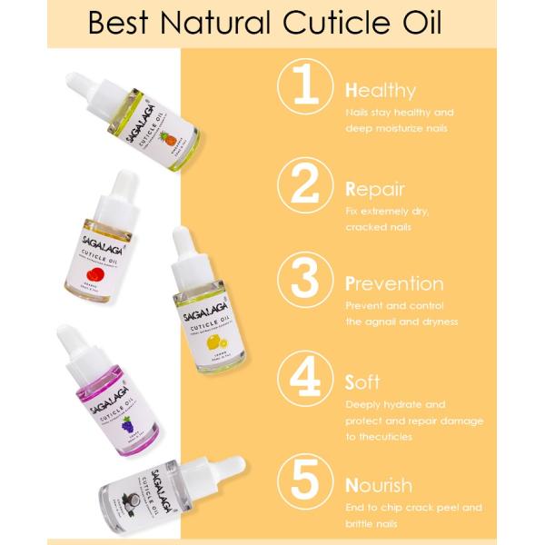 Set Private Label Oem Odm Mini 20ml in Rose Gold Bulk Care Label Oils Tea Tree Orange MSDS Certified Nail Nutrition Oil