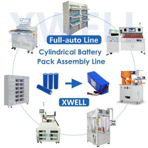 Cheap BMS Battery Pack Production Line , 18650 Lithium Battery Manufacturing Equipment for sale