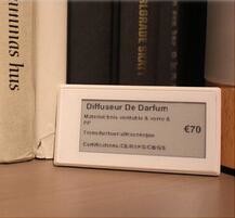 convenient professional esl labels for supermarket with 2.9" screen