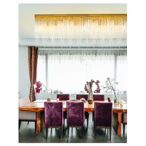 Crystal Chain Ceiling Lights New Lampara Techo for Home Decor guzhen lighting(WH