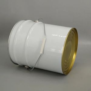 Leak Proof Iron Metal Paint Bucket With Lid 15L Paint Pail With Lid
