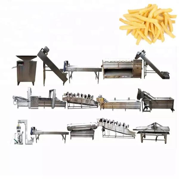 Full Automatic 200-250kg/h Crisp Potato Chips Making Machines Pellet Snack