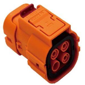 3 Pin 16mm2 E Vehicle Charger Quick Plug Connector With 500 Cycle Life