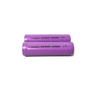 2600mAh 3.7V Emergency Light Lithium Battery ICR18650 2000 Times Cycle