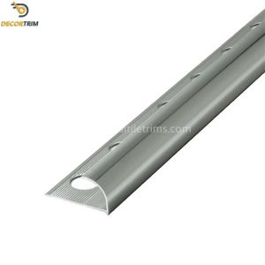 Aluminum Corner Trim Tile Metal Tile Edge Trim Strip For Silver Matt Gold