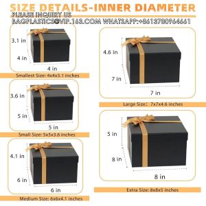 X-Large Gift Boxes With Lids, Extra Large Shirt Boxes Robe Boxes For Christmas