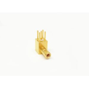 Male Plug Right Angle Mini SMB RF Coaxial Connector