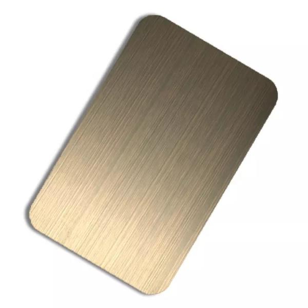 Quality Inoxidable PVD Brushed Stainless Steel Sheet Rustproof Hot Rolled wholesale