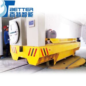 55ton Material Handling Transport Transfer Bogie on Curved Rails