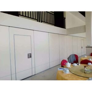 Melamine Surface 65MM Thickness Max Height 4M Collapsible Operable Hanging Partition Walls