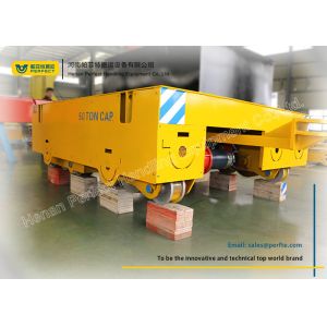 Steel Metallurgy Pallet Transfer Carts Emergency Stop Buttons With Alarm Light