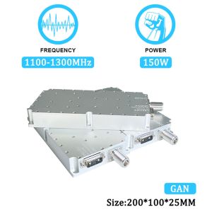 Cheap 150W 1100-1300MHz PA Power Amplifier Signal Blocking Device Anti Drone Fpv Uav Drones Module With GAN And Isolation Protector for sale