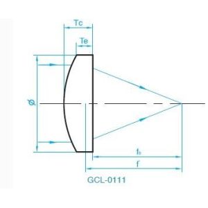 clear quartz glass lens optical plano convex lens Double optical plate