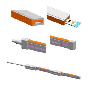 Flexible RGB LED Neon Flex 12v IP68 Waterproof For Pool Light