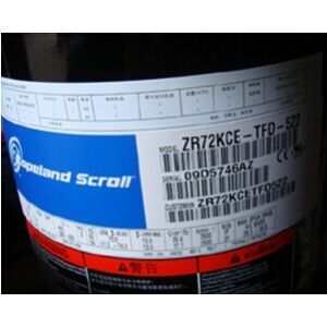 Lower Sound Levels 6HP Refrigeration Scroll Compressor ZR72KCE-TFD-522