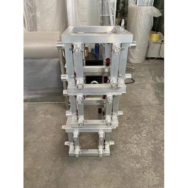 Black Silver Aluminum Lighting Truss Customized Foldable Portable Square Aluminum Truss