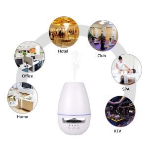 Super Quite Bluetooth Aroma Diffuser With 7 Color Changing Light