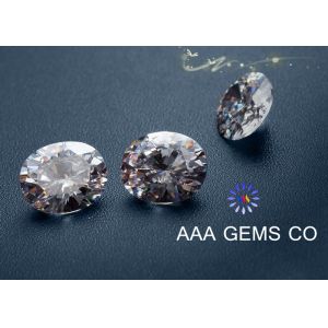 Forever Brilliant Oval Colorless Moissanite 5 Carat Hardness 9.2 To 9.5