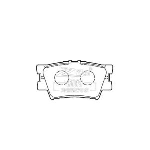 China Ceramic Toyota Camry Brake Pads D1212 04466-33160 Front Ceramic Brake Pads on sale