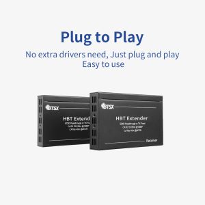 30M 70M 4K HDBT HDMI Extender Single Cat5 Video TV HDMI Monitor Extender Adapter