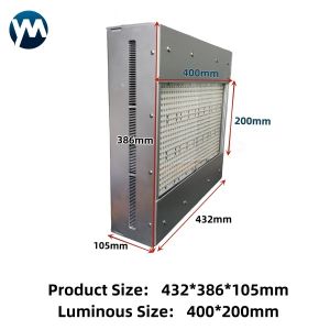 air cooled uv led light curing system 2400W Printer Inkjet Printers Uv Curing