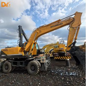 2019 Year Used Hyundai 210 Excavator Second Hand Mini Wheeled Excavator For