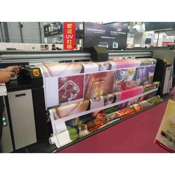 3.2m Digital Fabric Printer With Auto Constant Tension Feeding And Taking Up