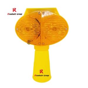 ROADSAFE JSD11 Dual-Color Red/Blue Flashing LED Solar Traffic Warning Lamp –