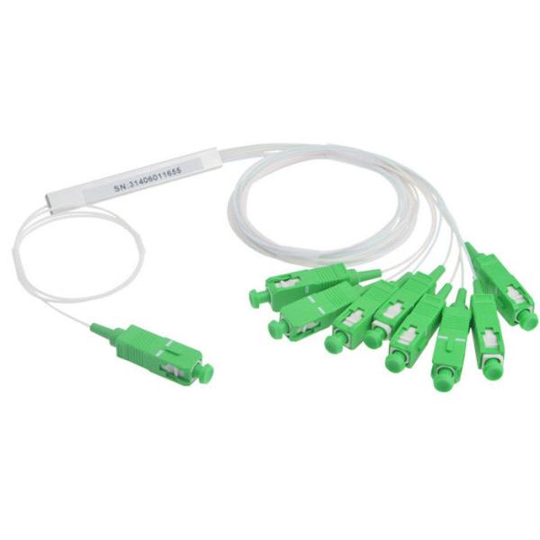 Quality 1X8 Blockless SC UPC/APC Planar Lightwave Circuit PLC Splitter with Equal Ratio Output for FTTH wholesale