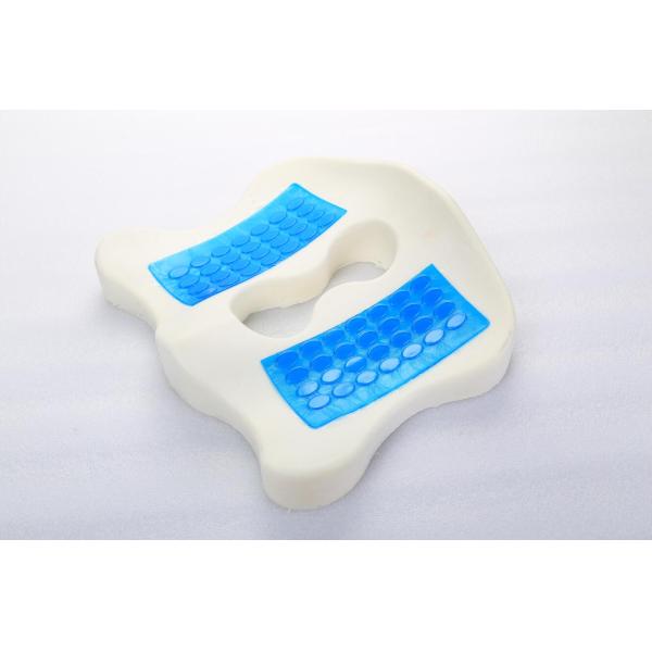 Universal Auto Car Cushions Soft Gel Orthopedic Seat Cushion Pad White Color