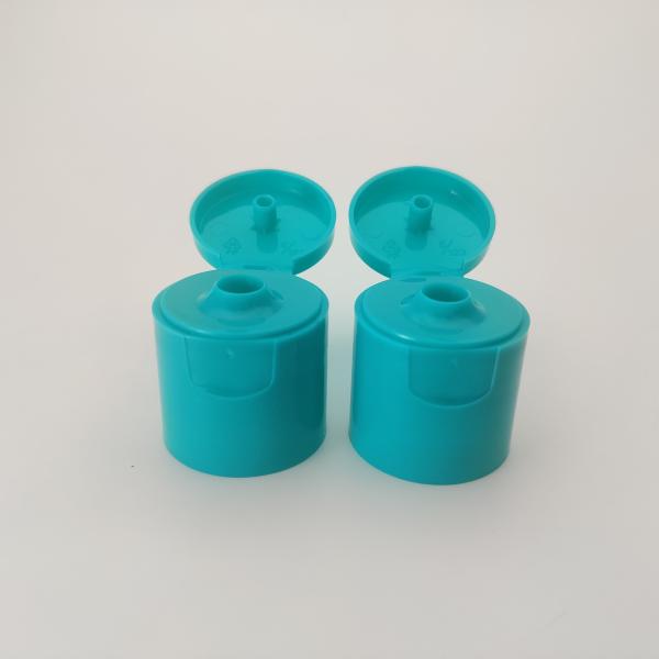 28mm 4.8mm Hole Plastic Flip Top Cap with Smooth Surface
