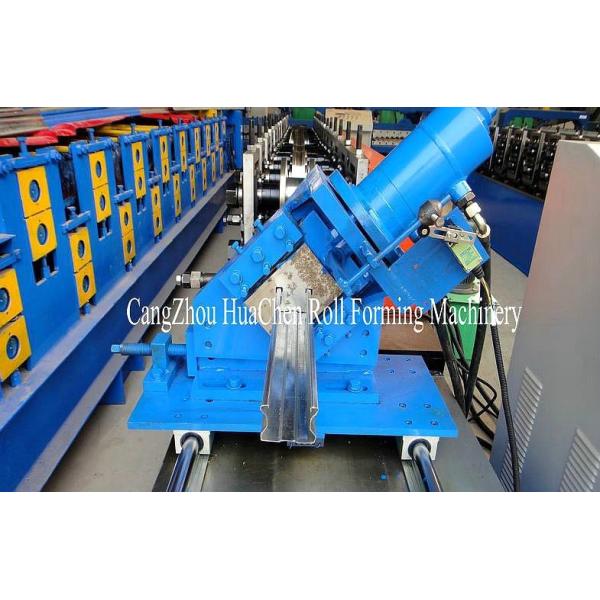 U Channel Keel Roll Forming Machine Chain Transmission System Hydraulic Cutting
