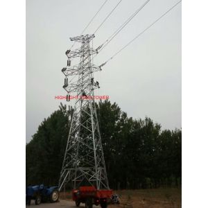 Power Transmission Electric Steel Pole With Damage Test Report