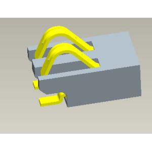 Pitch 1.27mm Battery Pin Connector 2-6 Pin SGS REACH Certificate