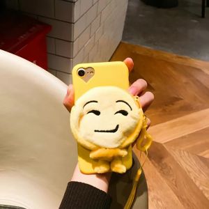 Soft TPU Little Yellow Man Expression Pack Coin Earphone Purse Cell Phone Case