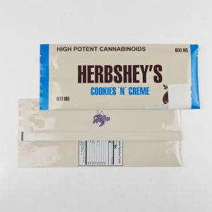 Wholesale Custom Printed Back sealed Pouches Chocolate Energy Bar Cookies Snack Packaging