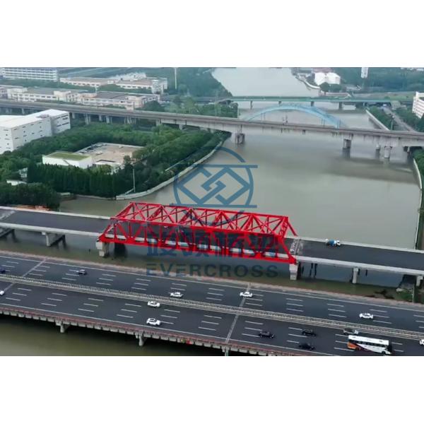 Easy Construction Prefabricated Steel Bridge Medium Span Steel Bailey Bridge