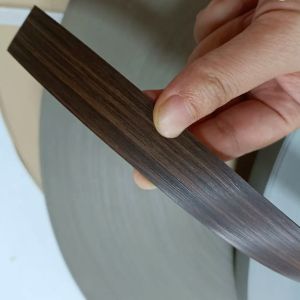 Melamine PVC Edge Banding Tape , 0.8 Mm Pre Glued Wood Grain Edge Banding