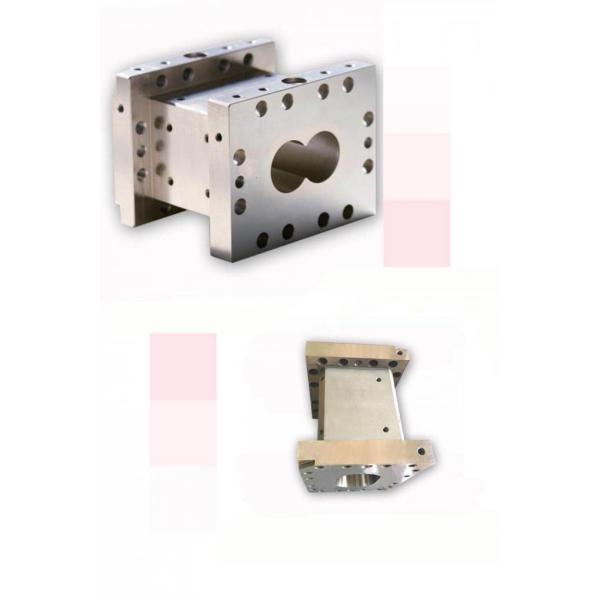 38CrMoAla Double Screw Extruder Barrel for Plastic Extrusion Mirror Finish Plastic Extruder Parts