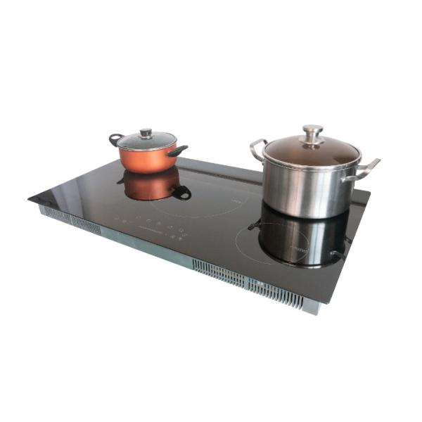 Quality 240V Flex Zone Ceramic Glass Induction Cooktop With 4 Elements wholesale