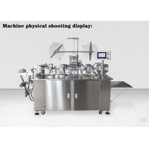 Antiseptic 120pc/ Min Alcohol Swab Making Machine 60g Spunlace 60*30mm