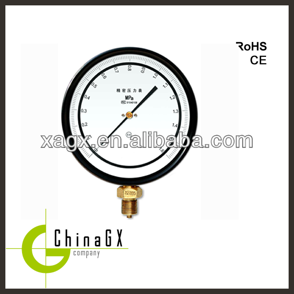 Aluminium Silicone Oil Filled Oxygen Nitrogen Pressure Gauge 60mm / 2.5"