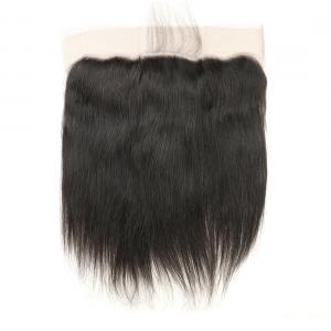 China 100 Unprocessed Straight Lace Frontal Closure Raw Human Hair No Shedding on sale
