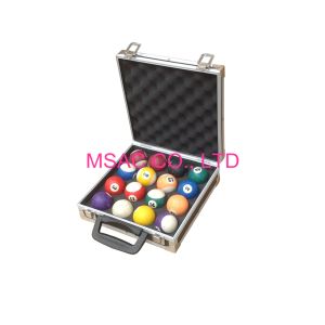 Black Aluminum Pool Cue Cases , Aluminium Snooker Cue Cases Foam Lining