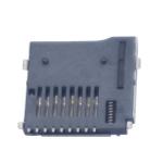 9pin 1.85H TF Push Push Memory Card Connector , Small Mini Sd Card Connector