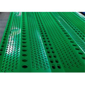 800mm Dust Wind Suppression Fence Green Perforated
