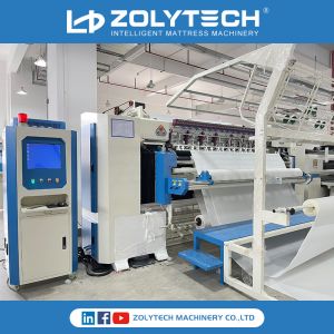 Cheap 80mm Max Mattress Quilting Machine Panasonic System Bedding Manufacturing for sale