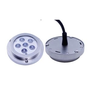 China 18w LED Underwater Boat Light, Stainless Steel IP68 RGBW Marine Dome Light on sale